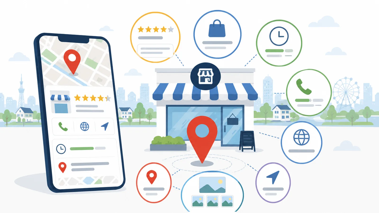 Googleビジネスプロフィールで確認できる店舗情報